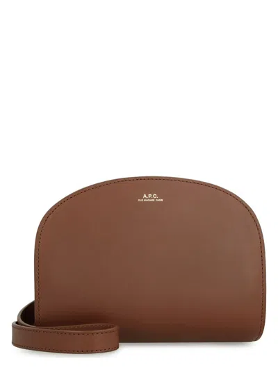 Apc Women's Mini Demi Lune Bag In Buff