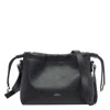Apc A.p.c. Women Ninon Leather Shoulder Bag In Black