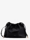 Apc A.p.c. Women Ninon Leather Shoulder Bag In Black