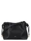Apc A.p.c. Sac Ninon Mini Bags Recycled Material With Leather Effect In Black