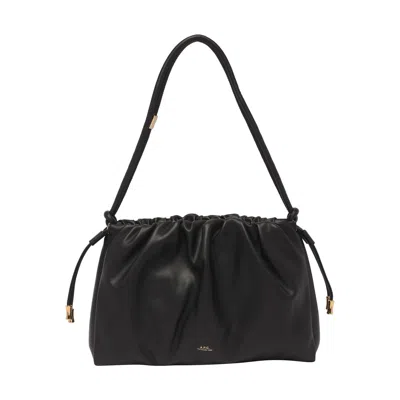 Apc A.p.c. Women Ninon Shoulder Bag In Black