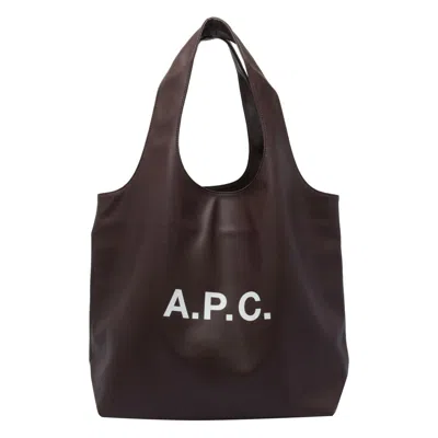 Apc A.p.c. Women Ninon Tote Bag In Brown