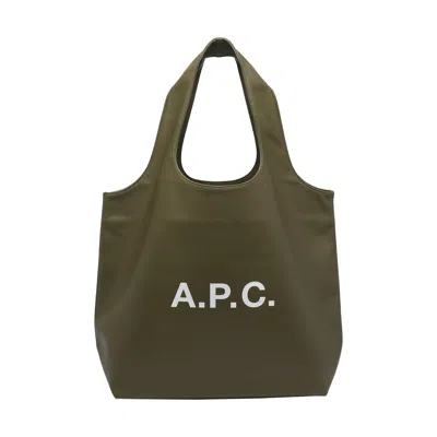 Apc A.p.c. Women Ninon Tote Bag In Green