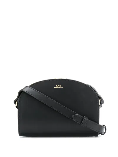 Apc A.p.c. Women Sac Demi-lune Mini In Black
