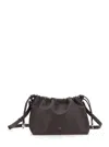 Apc Adjustable-strap Drawstring Shoulder Bag In Brown