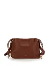 Apc A.p.c. Women Sac Ninon Mini Bags Recycled Material With Leather Effect In Brown