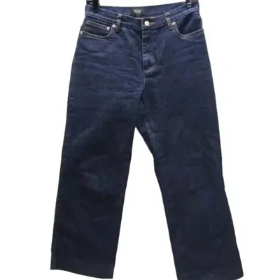A.p.c. Women's Sailor Straight Leg Jeans In Indigo Dark Blue