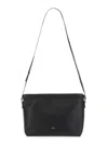 Apc A.p.c. Calfskin Shoulder Bag With Top Handle
