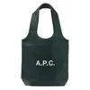 Apc A.p.c. Ninon Small Shopper Bag In Green