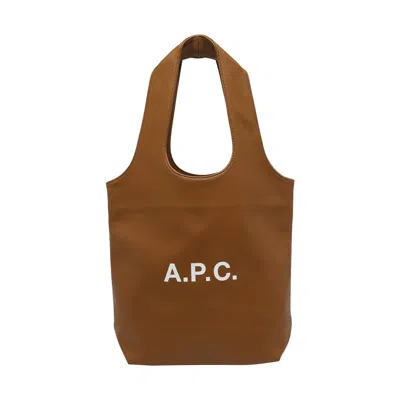 Apc A.p.c. Women Small Ninon Tote Bag In Brown