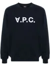Apc A.p.c. Sweatshirt Logo In Blue