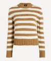 Apc Striped Sweater Sweaters And Cardigans Brown In Brown