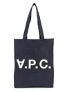 Apc A.p.c. Laure Denim Tote Bag In Denim
