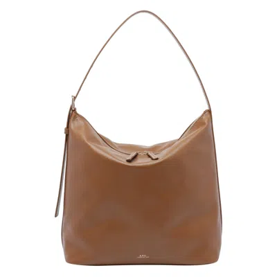Apc A.p.c. Women Vera Shoulder Bag In Brown