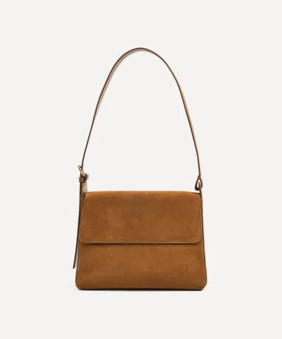 Apc Tan Virginie Flap Bag In Cac Marron