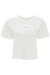 Apc Logo-print Cotton T-shirt In White