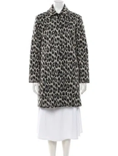 Pre-owned A.p.c. Wool Animal Print Jacket In Multicolor