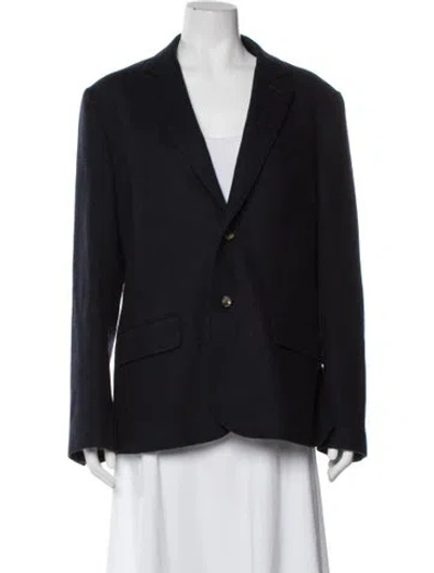 Pre-owned Apc Wool Blazer In Blue