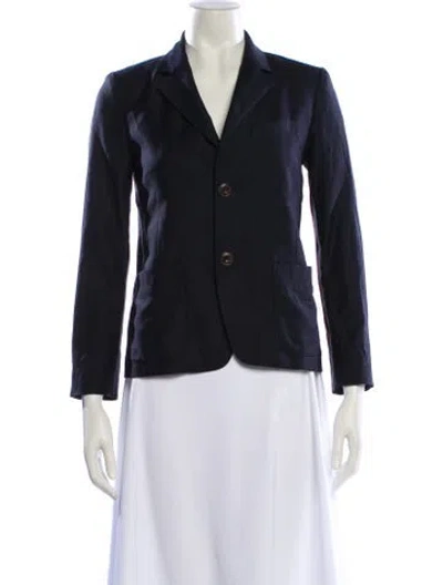 Pre-owned Apc Wool Blazer In Blue