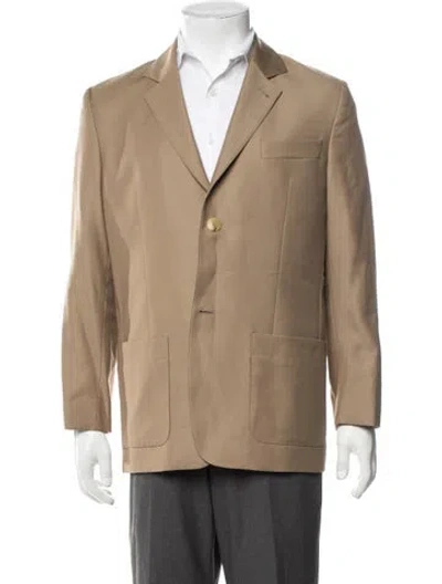 Pre-owned A.p.c. Wool Blazer In Neutrals