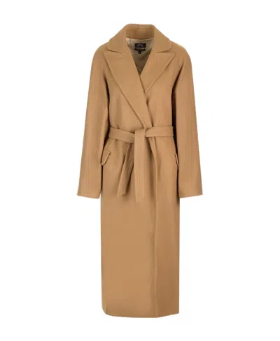 APC A.P.C. BELTED MID-LENGTH COAT