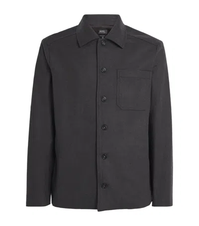 APC A. P.C. WOOL-BLEND JAMIE OVERSHIRT