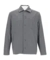 Apc Wool Blend Shirt In Gray