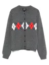 Apc Wool Cardigan In Gray