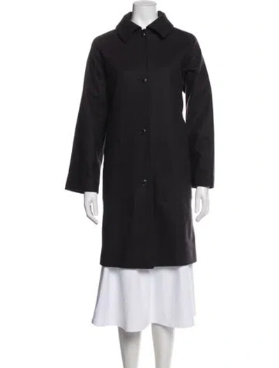 Pre-owned A.p.c. Wool Coat In Black