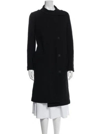 Pre-owned A.p.c. Wool Coat In Black