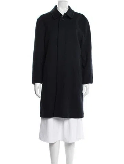 Pre-owned A.p.c. Wool Coat In Black