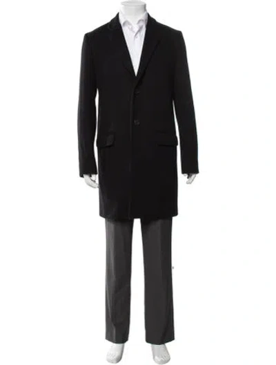 Pre-owned A.p.c. Wool Coat In Black