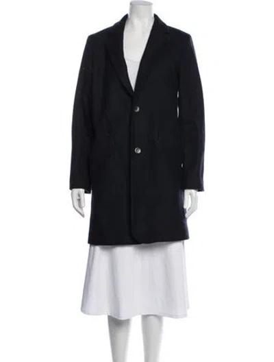 Pre-owned A.p.c. Wool Coat In Black