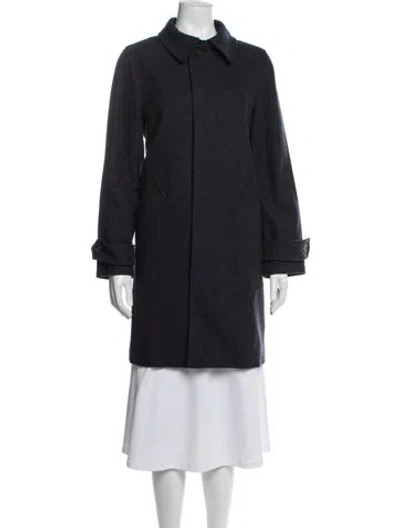 Pre-owned A.p.c. Wool Coat In Blue