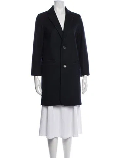 Pre-owned A.p.c. Wool Coat In Blue