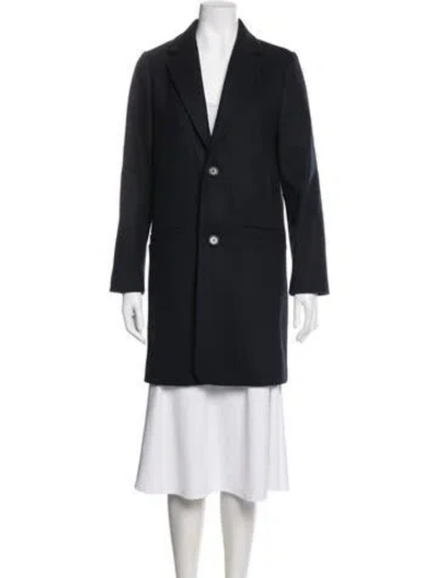 Pre-owned A.p.c. Wool Coat In Blue