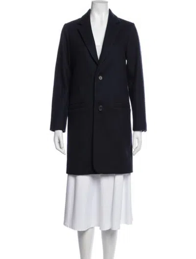 Pre-owned A.p.c. Wool Coat In Blue
