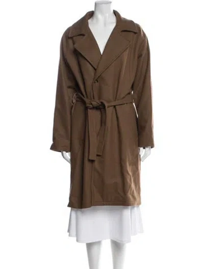 Pre-owned A.p.c. Wool Coat In Brown