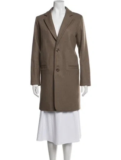 Pre-owned A.p.c. Wool Coat In Brown
