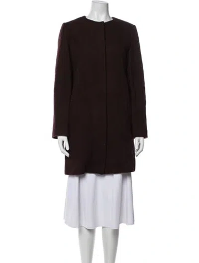 Pre-owned A.p.c. Wool Coat In Brown