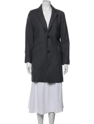 Pre-owned A.p.c. Wool Coat In Grey