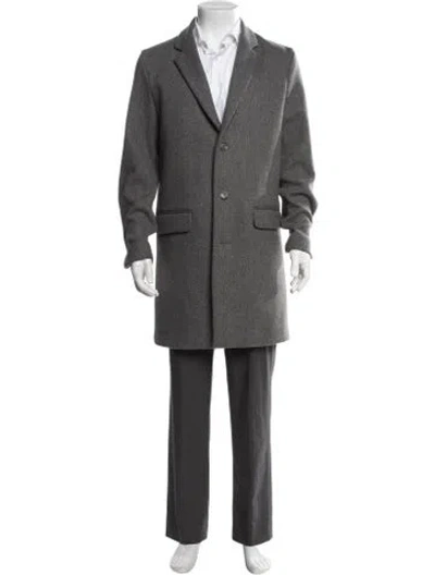 Pre-owned A.p.c. Wool Coat In Grey