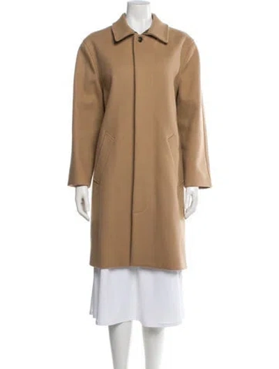 Pre-owned Apc Wool Coat In Neutral