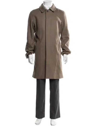 Pre-owned A.p.c. Wool Coat In Neutrals