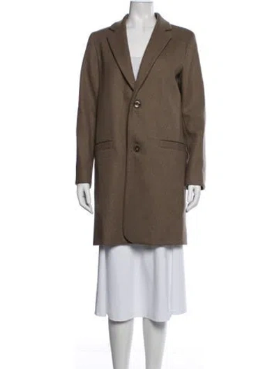 Pre-owned A.p.c. Wool Coat In Neutrals