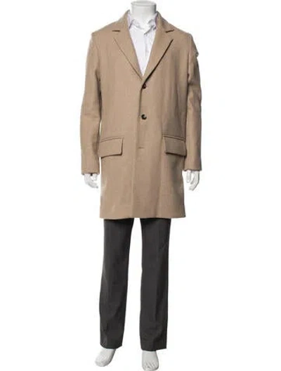 Pre-owned A.p.c. Wool Coat In Neutrals