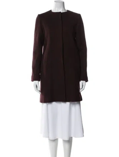 Pre-owned A.p.c. Wool Coat In Purple