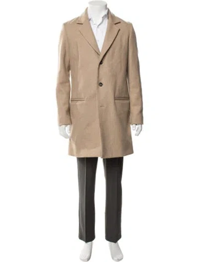 Pre-owned A.p.c. Wool Coat W/ Tags In Neutrals