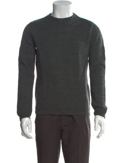 Pre-owned Apc Wool Crew Neck Pullover In Gray
