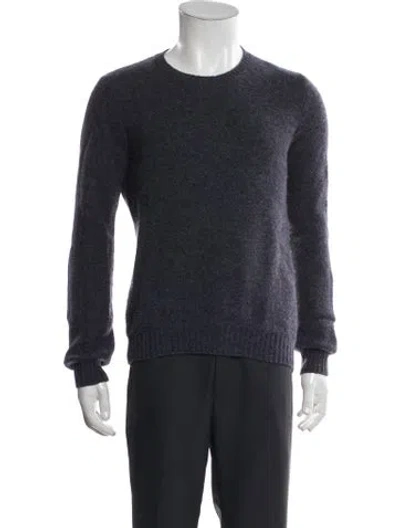 Pre-owned A.p.c. Wool Crew Neck Pullover In Gray